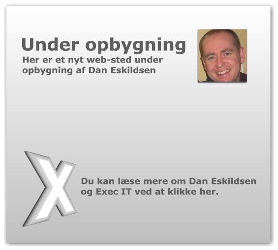 Her er et nyt web-sted under opbygning af Dan Eskildsen